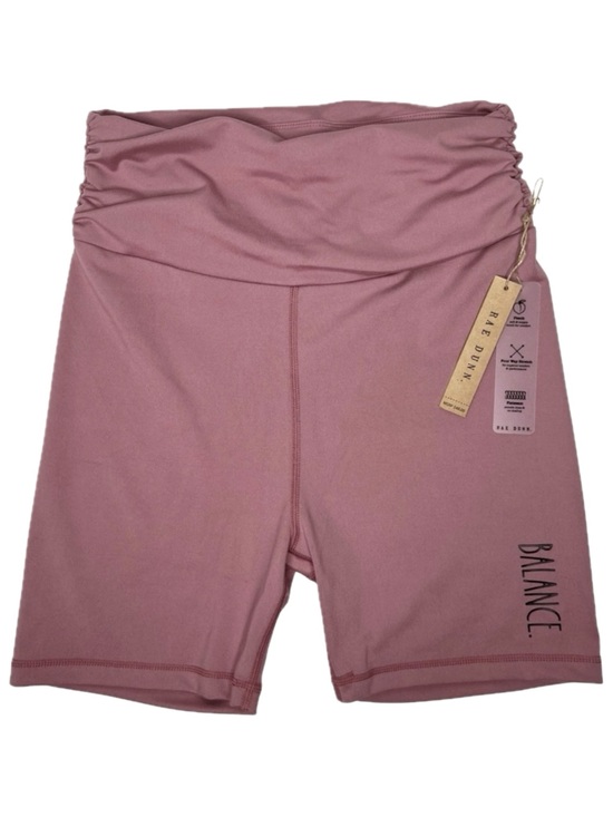 Rae Dunn Pants - Rae Dunn New Shorts Pulse Bike BALANCE. Ruched Waist Nostalgia Rose Medium M NWT